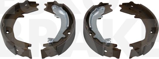 Eurobrake 58492734746 - Комплект тормозов, ручник, парковка autospares.lv