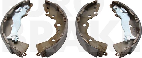 Eurobrake 58492734755 - Комплект тормозных колодок, барабанные autospares.lv