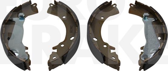 Eurobrake 58492734716 - Комплект тормозных колодок, барабанные autospares.lv