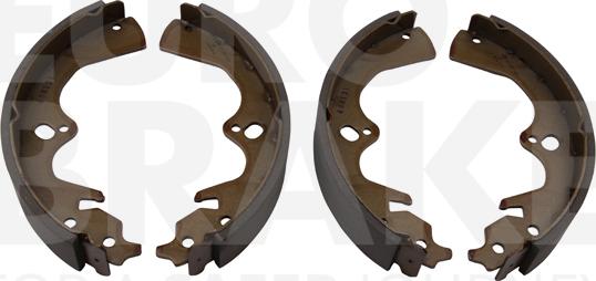 Eurobrake 58492735668 - Комплект тормозных колодок, барабанные autospares.lv