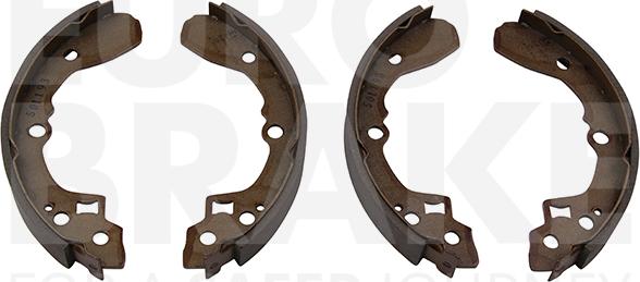 Eurobrake 58492735679 - Комплект тормозных колодок, барабанные autospares.lv