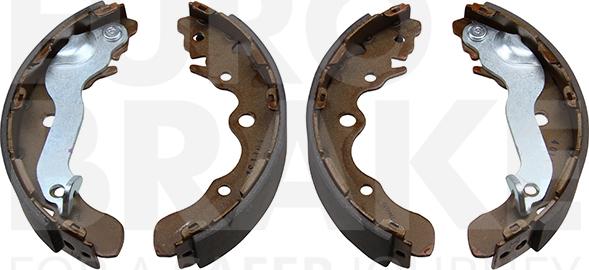 Eurobrake 58492735815 - Комплект тормозных колодок, барабанные autospares.lv