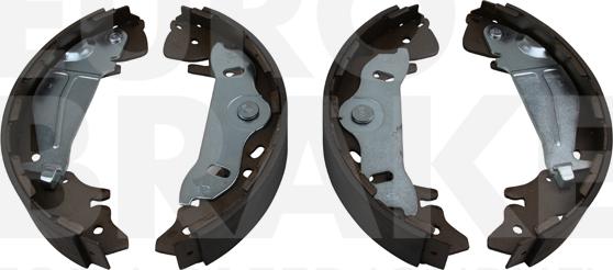 Eurobrake 58492735811 - Комплект тормозных колодок, барабанные autospares.lv