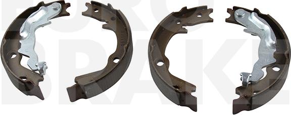 Eurobrake 58492735817 - Комплект тормозных колодок, барабанные autospares.lv