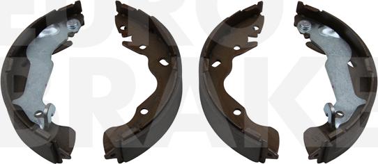 Eurobrake 58492735820 - Комплект тормозных колодок, барабанные autospares.lv