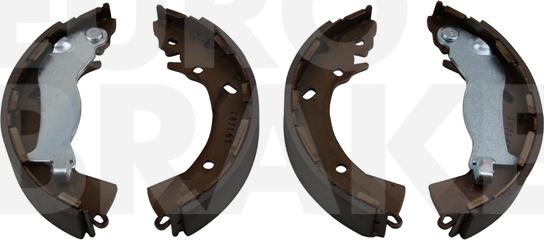 Eurobrake 58492735828 - Комплект тормозных колодок, барабанные autospares.lv