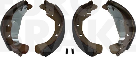 Eurobrake 58492736589 - Комплект тормозных колодок, барабанные autospares.lv