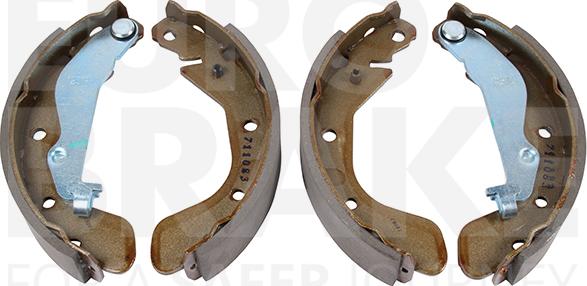 Eurobrake 58492736881 - Комплект тормозных колодок, барабанные autospares.lv