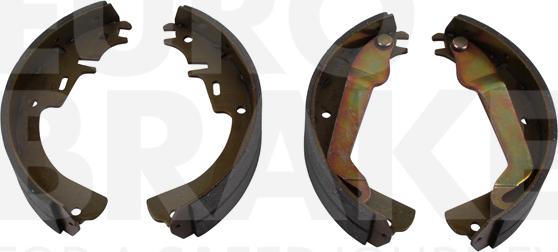 Eurobrake 58492736227 - Комплект тормозных колодок, барабанные autospares.lv