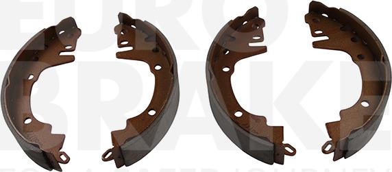 Eurobrake 58492730430 - Комплект тормозных колодок, барабанные autospares.lv