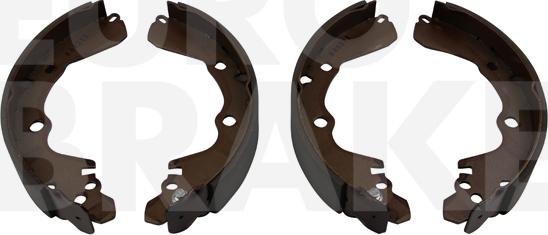 Eurobrake 58492730566 - Комплект тормозных колодок, барабанные autospares.lv