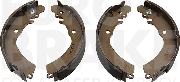 Eurobrake 58492730568 - Комплект тормозных колодок, барабанные autospares.lv