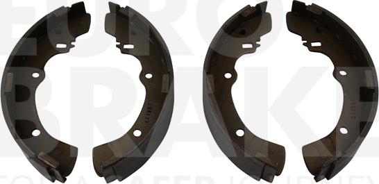 Eurobrake 58492730505 - Комплект тормозных колодок, барабанные autospares.lv