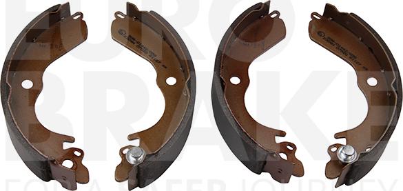 Eurobrake 58492730533 - Комплект тормозных колодок, барабанные autospares.lv