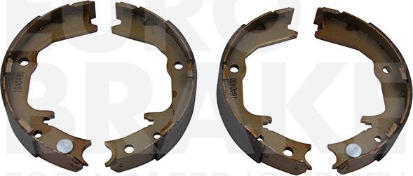 Eurobrake 58492730674 - Комплект тормозных колодок, барабанные autospares.lv