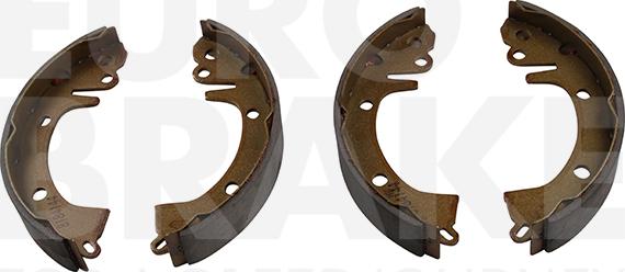 Eurobrake 58492730336 - Комплект тормозных колодок, барабанные autospares.lv