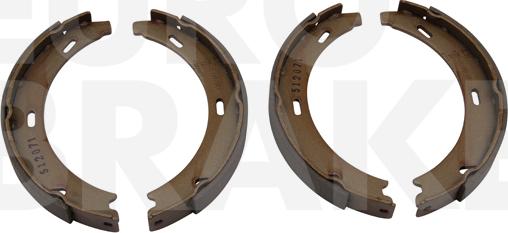 Eurobrake 58492733412 - Комплект тормозов, ручник, парковка autospares.lv