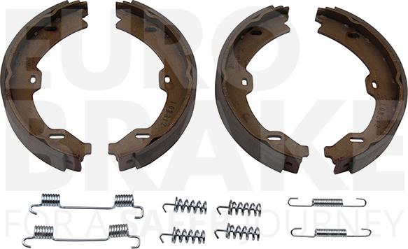 Eurobrake 58492733765 - Комплект тормозов, ручник, парковка autospares.lv