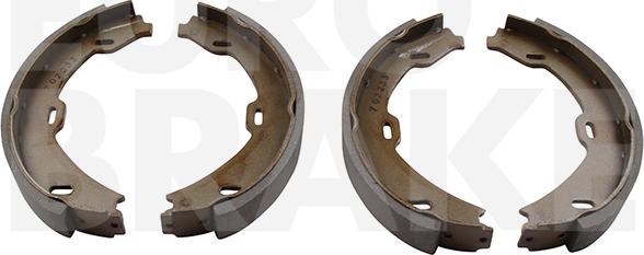 Eurobrake 58492733714 - Комплект тормозов, ручник, парковка autospares.lv