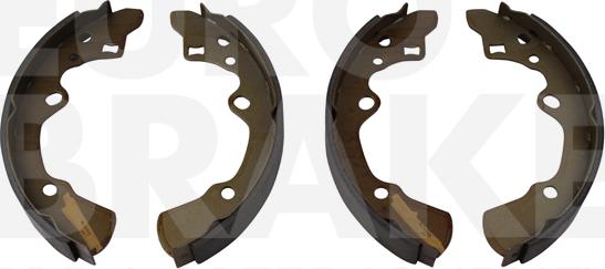 Eurobrake 58492732496 - Комплект тормозных колодок, барабанные autospares.lv