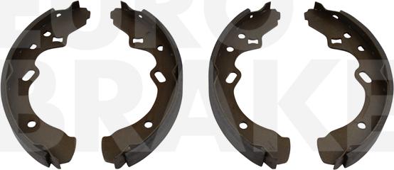 Eurobrake 58492732438 - Комплект тормозных колодок, барабанные autospares.lv