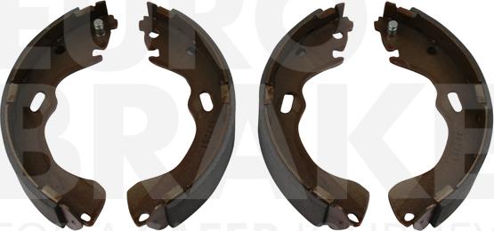 Eurobrake 58492732616 - Комплект тормозных колодок, барабанные autospares.lv