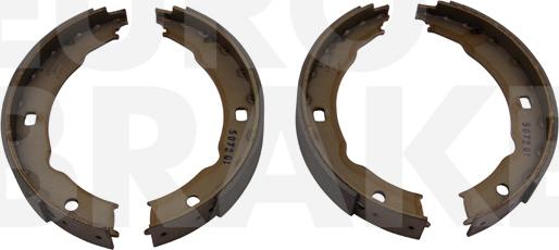 Eurobrake 58492737655 - Комплект тормозов, ручник, парковка autospares.lv