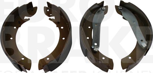 Eurobrake 58492737390 - Комплект тормозных колодок, барабанные autospares.lv