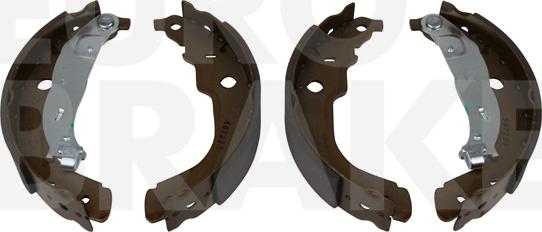 Eurobrake 58492737741 - Комплект тормозных колодок, барабанные autospares.lv