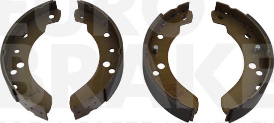 Eurobrake 58492725440 - Комплект тормозных колодок, барабанные autospares.lv