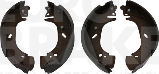 Eurobrake 58492725542 - Комплект тормозных колодок, барабанные autospares.lv