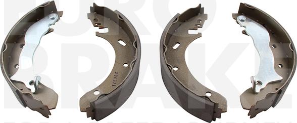 Eurobrake 58492725559 - Комплект тормозных колодок, барабанные autospares.lv