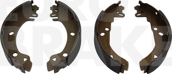 Eurobrake 58492725518 - Комплект тормозных колодок, барабанные autospares.lv