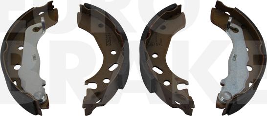 Eurobrake 58492725586 - Комплект тормозных колодок, барабанные autospares.lv