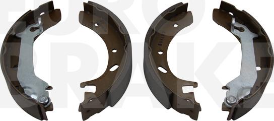 Eurobrake 58492725574 - Комплект тормозных колодок, барабанные autospares.lv