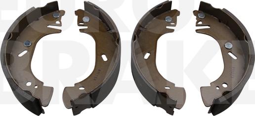 Eurobrake 58492725571 - Комплект тормозных колодок, барабанные autospares.lv