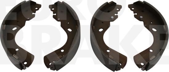 Eurobrake 58492725665 - Комплект тормозных колодок, барабанные autospares.lv