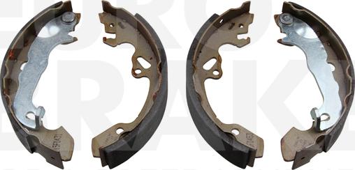 Eurobrake 58492725632 - Комплект тормозных колодок, барабанные autospares.lv