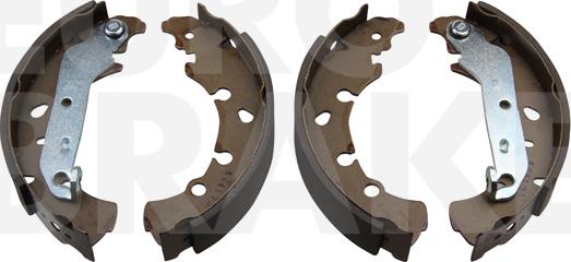 Eurobrake 58492725673 - Комплект тормозных колодок, барабанные autospares.lv