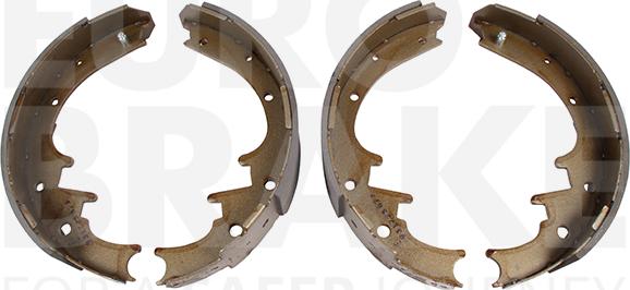 Eurobrake 58492725875 - Комплект тормозных колодок, барабанные autospares.lv