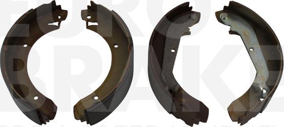 Eurobrake 58492725391 - Комплект тормозных колодок, барабанные autospares.lv