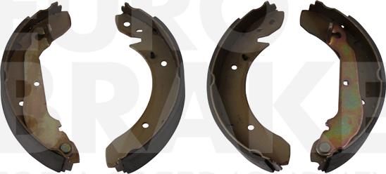 Eurobrake 58492725356 - Комплект тормозных колодок, барабанные autospares.lv