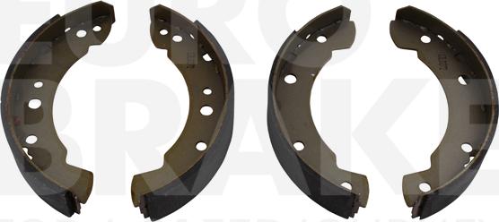 Eurobrake 58492725301 - Комплект тормозных колодок, барабанные autospares.lv