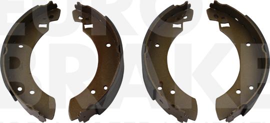 Eurobrake 58492725281 - Комплект тормозных колодок, барабанные autospares.lv