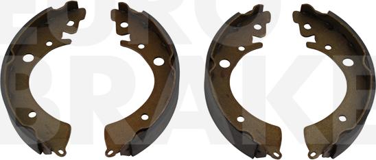 Eurobrake 58492726435 - Комплект тормозных колодок, барабанные autospares.lv