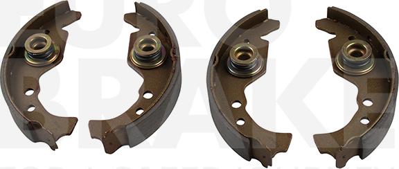 Eurobrake 58492723486 - Комплект тормозных колодок, барабанные autospares.lv