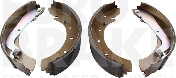 Eurobrake 58492723480 - Комплект тормозных колодок, барабанные autospares.lv