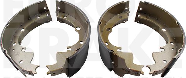 Eurobrake 58492723436 - Комплект тормозных колодок, барабанные autospares.lv