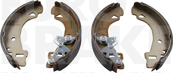 Eurobrake 58492723548 - Комплект тормозных колодок, барабанные autospares.lv