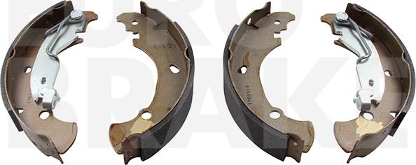 Eurobrake 58492723697 - Комплект тормозных колодок, барабанные autospares.lv